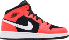 Air Jordan 1 Mid BG Infrared 23, red