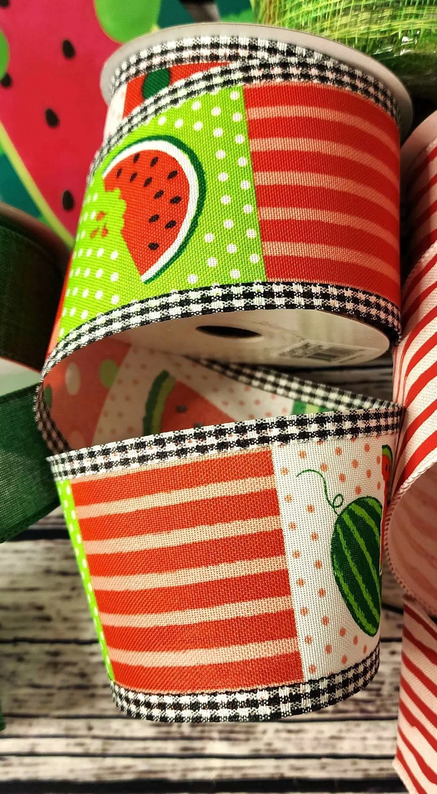 DIY Watermelon Wreath Kit With 13 Inch Watermelon Flip Flops, Summer, For Kids or Adults