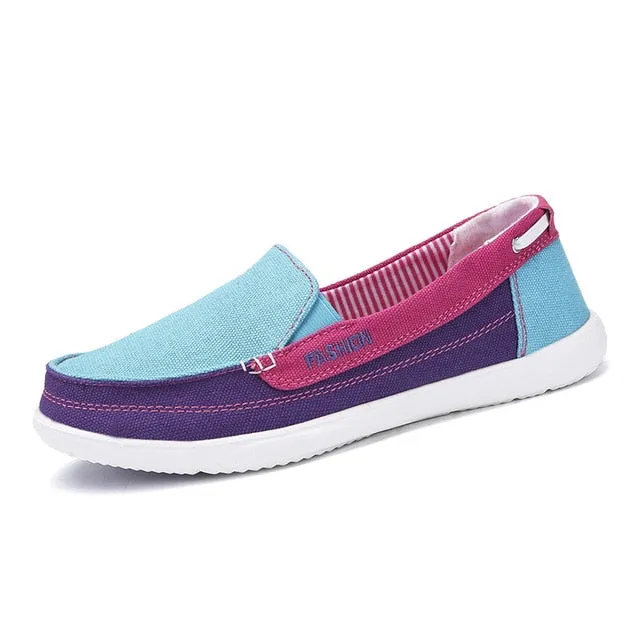 EOFK Women Canvas shoes Woman Ladies Casual shoes