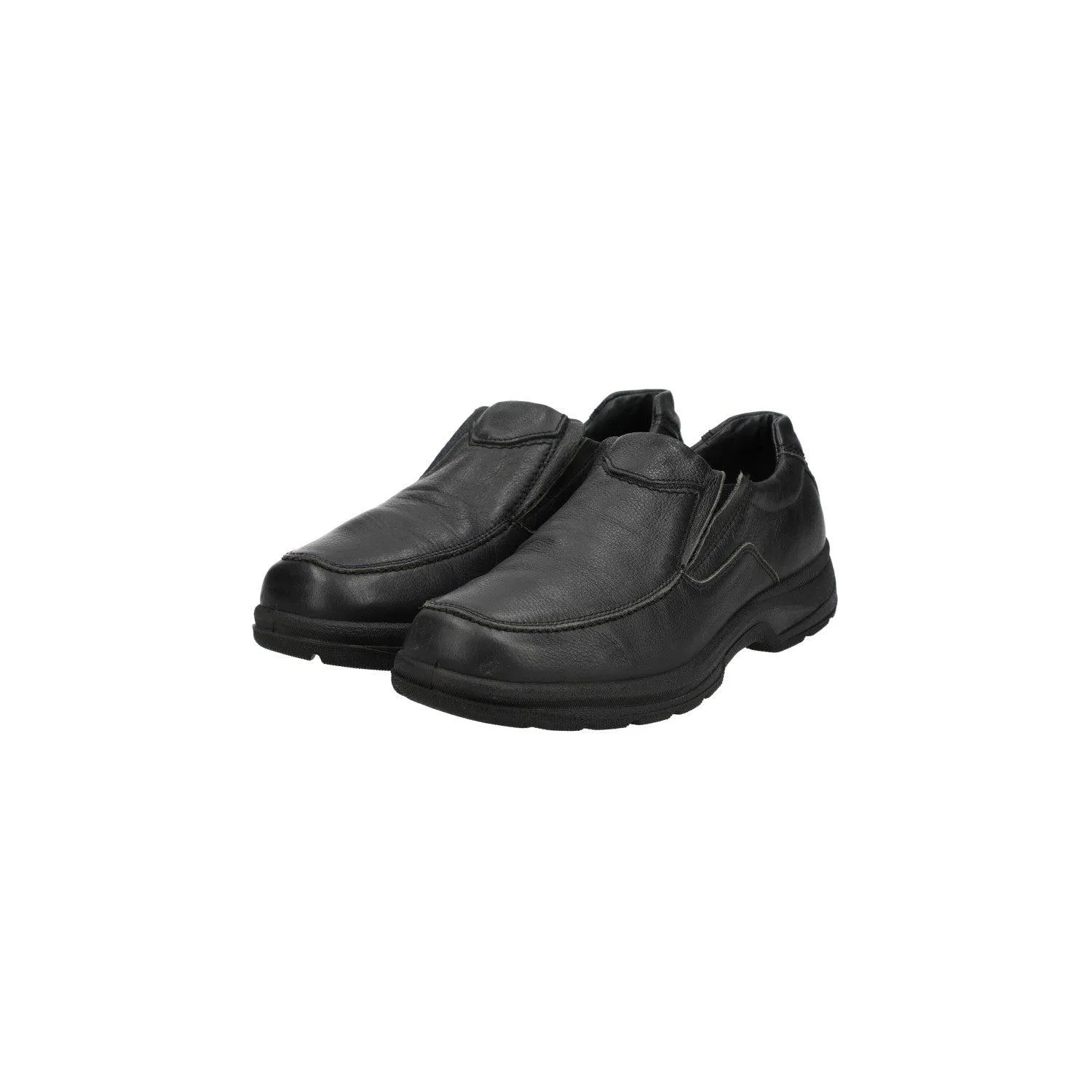 Gallus On Formal Slip Ons Leather Black Colour For Men