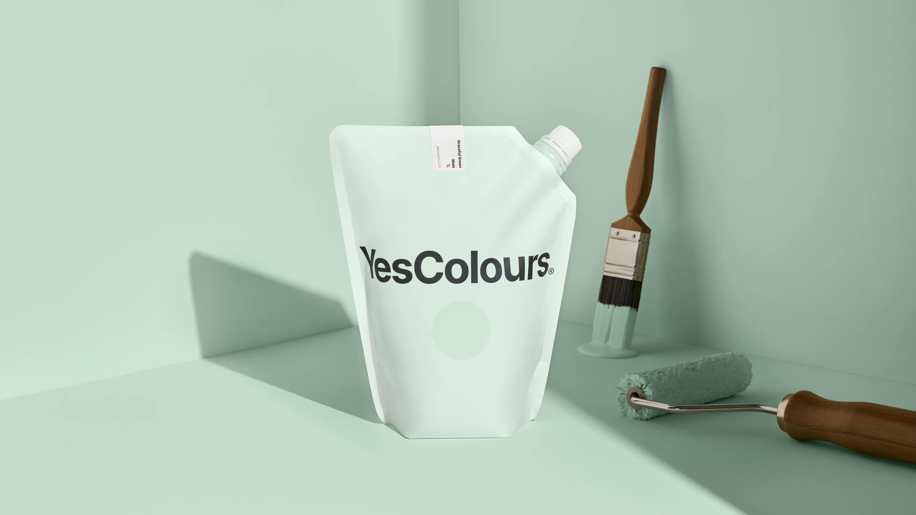 Graceful Green matt emulsion paint