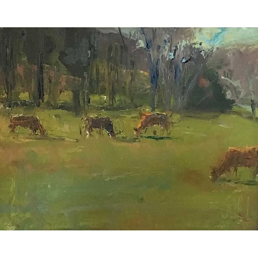 Graze -Oil Painting 8x11