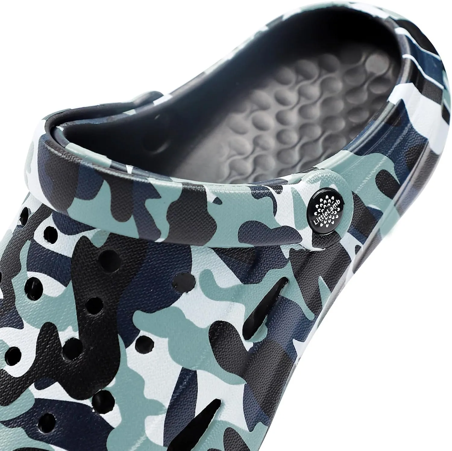 Kids Boys Girls Classic Camo Beach Clogs | Lightweight Water Sandals - Quick-Dry Non-Slip Light and Durable ??Little Kid/Big Kid??