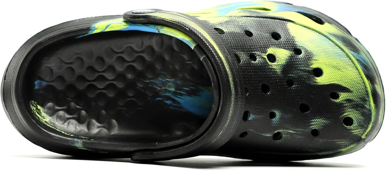 Kids Boys Girls Classic Camo Beach Clogs | Lightweight Water Sandals - Quick-Dry Non-Slip Light and Durable ??Little Kid/Big Kid??
