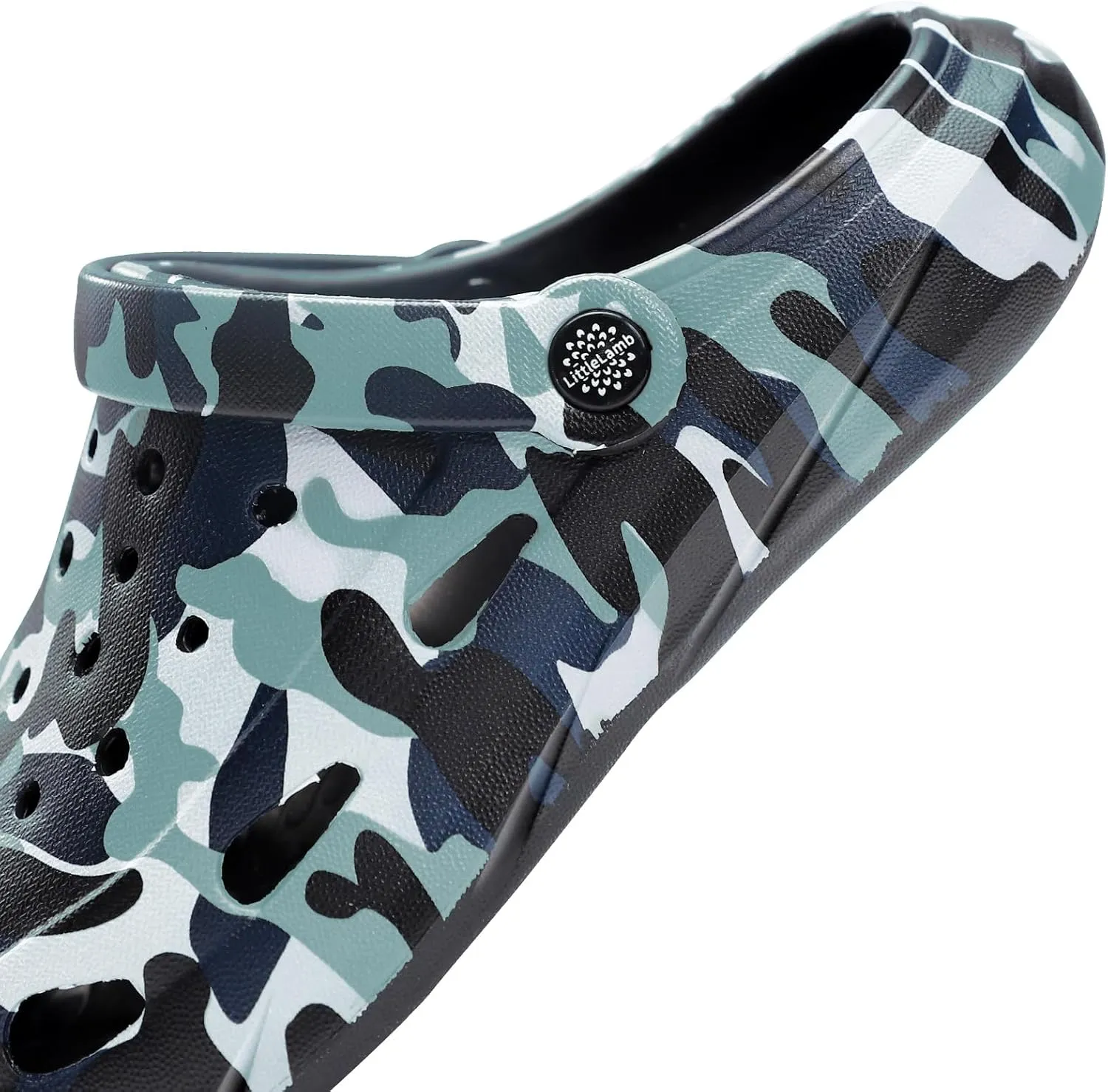 Kids Boys Girls Classic Camo Beach Clogs | Lightweight Water Sandals - Quick-Dry Non-Slip Light and Durable ??Little Kid/Big Kid??