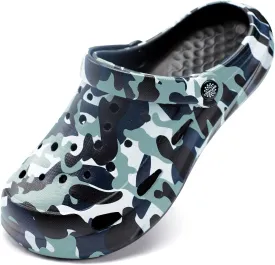 Kids Boys Girls Classic Camo Beach Clogs | Lightweight Water Sandals - Quick-Dry Non-Slip Light and Durable ??Little Kid/Big Kid??