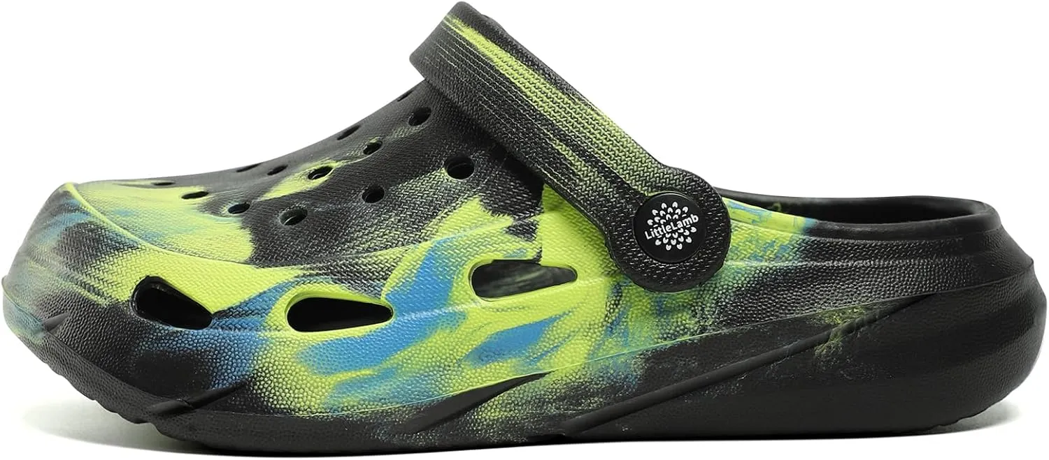 Kids Boys Girls Classic Camo Beach Clogs | Lightweight Water Sandals - Quick-Dry Non-Slip Light and Durable ??Little Kid/Big Kid??