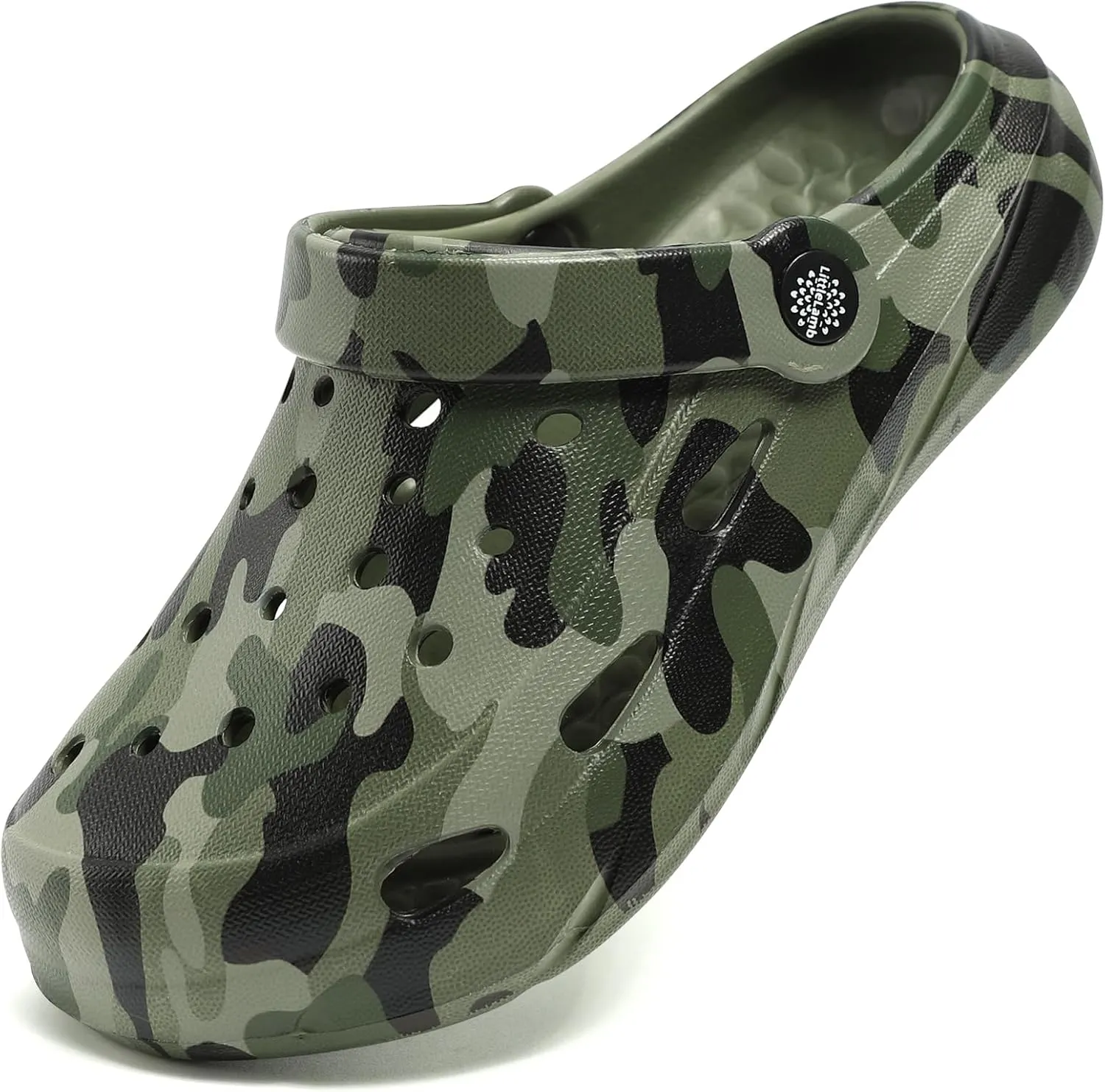 Kids Boys Girls Classic Camo Beach Clogs | Lightweight Water Sandals - Quick-Dry Non-Slip Light and Durable ??Little Kid/Big Kid??