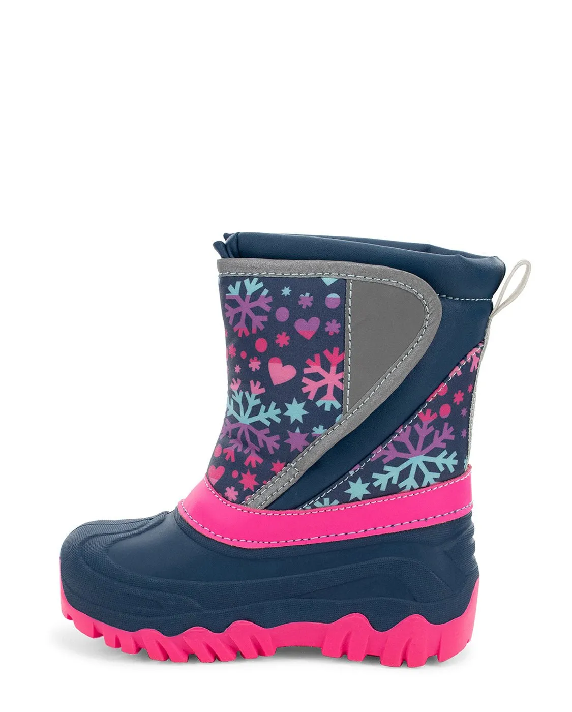 Kids Selah Faux Fur Cold Weather Boot - Navy
