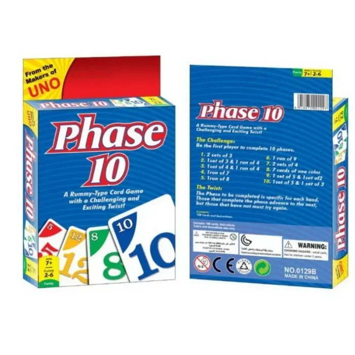 Phase 10 Exciting Twist Family Card Game - 29B