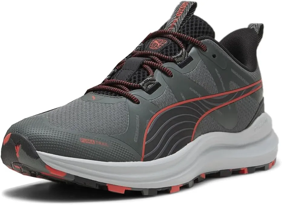 PUMA Men Reflect Lite Trail Running Sneakers Shoes - Grey