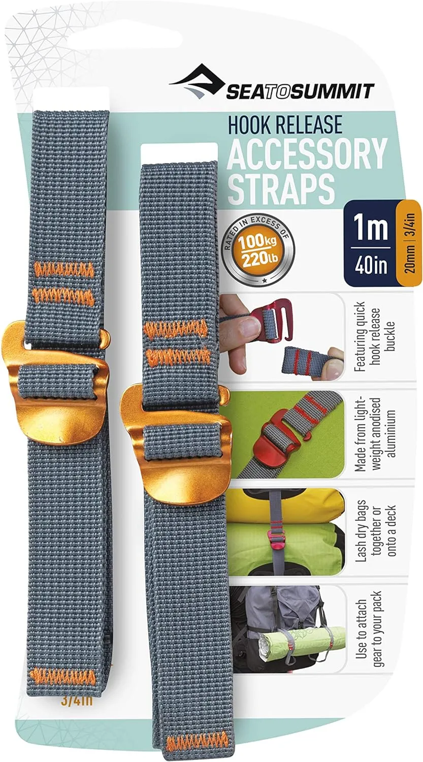Sea to Summit Hook Release Accessory Straps (Pair)