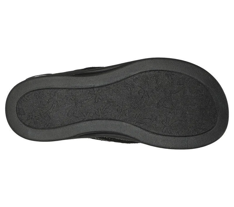 Skechers Womens Arch Fit Maui Beach Bound Black