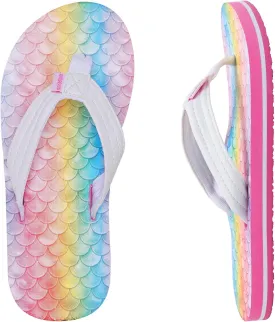 WateLves Kids Flip Flops Boys Girls Sandals Youth Big Kid Summer Slip on Thong Slide Sandals for Beach Pool Shower Little/Big Kid