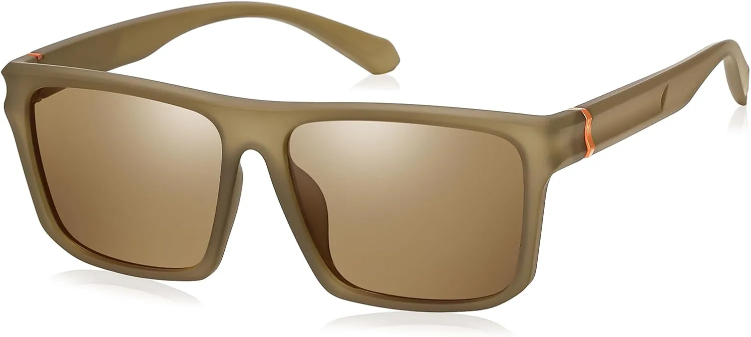 XL Polarized Sunglasses for Big Heads Men Extra Wide Large Oversized Square Frame Sun Glasses UV400 Protection Shades