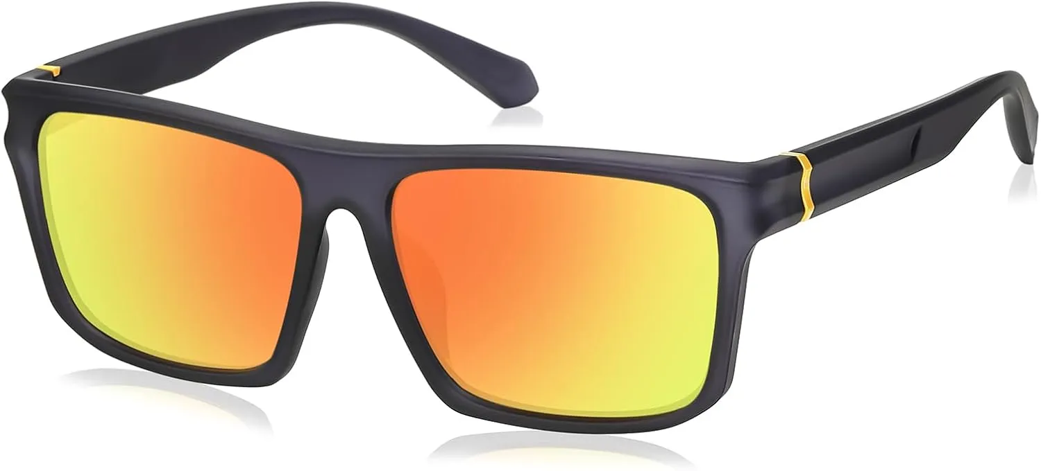 XL Polarized Sunglasses for Big Heads Men Extra Wide Large Oversized Square Frame Sun Glasses UV400 Protection Shades